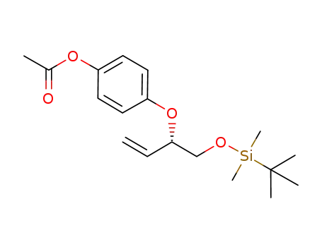 (S)-2-(4-acetoxyphenoxy)but-3-enyloxy(tert-butyl)dimethylsilane