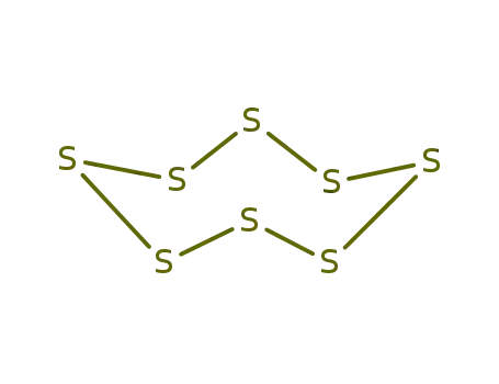 Cyclic octaatomic sulfur