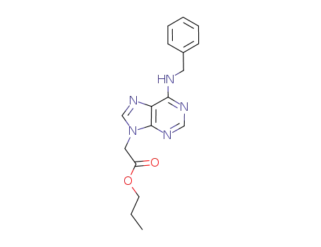 6-benzylamino-9-((n-propoxycarbonyl)methyl)-9H-purine