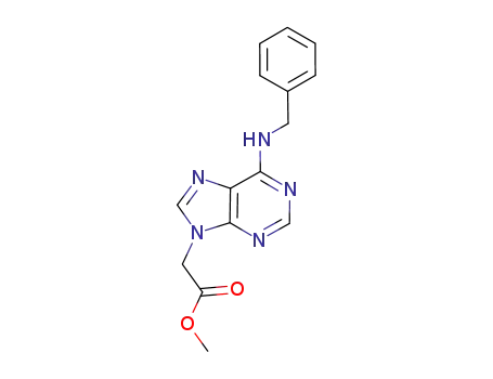 6-benzylamino-9-((methoxycarbonyl)methyl)-9H-purine