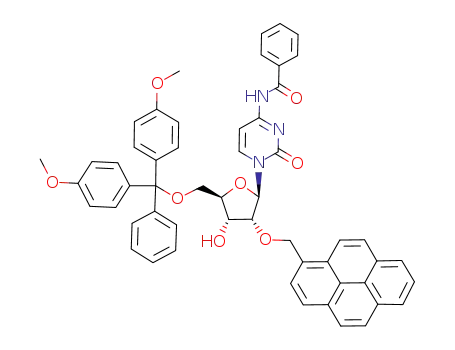 4-N-benzoyl-5'-O-(4,4'-dimethoxytrityl)-2'-O-(1-pyrenylmethyl)cytidine