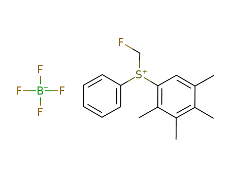S-monofluoromethyl-S-phenyl-2,3,4,5-tetramethylphenylsulphonium tetrafluoroborate