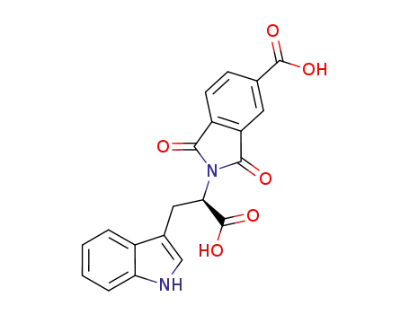 (R)-2-(1-carboxy-2-(1H-indol-3-yl)ethyl)-1,3-dioxoisoindoline-5-carboxylic acid