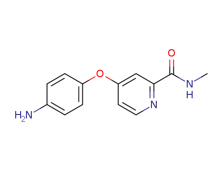 Molecular Structure of 284462-37-9 (4-(4-Aminophenoxy)-N-methylpicolinamide)