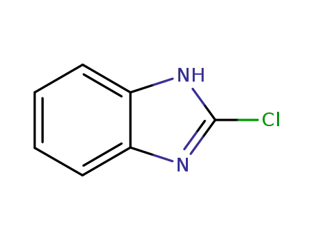 Molecular Structure of 4857-06-1 (2-Chlorobenzimidazole)