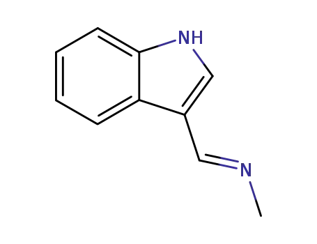 Molecular Structure of 22980-06-9 (Methanamine, N-(1H-indol-3-ylmethylene)-)