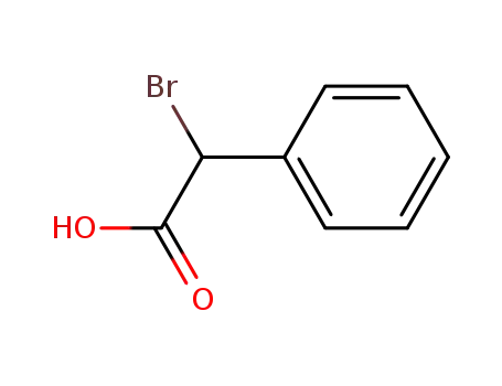 Molecular Structure of 4870-65-9 (2-Bromo-2-phenylacetic acid)
