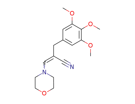 3-MORPHOLINO-2-(3,4,5-TRIMETHOXYBENZYL)ACRYLONITRILE