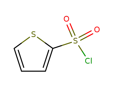 Molecular Structure of 16629-19-9 (2-Thiophenesulfonyl chloride)