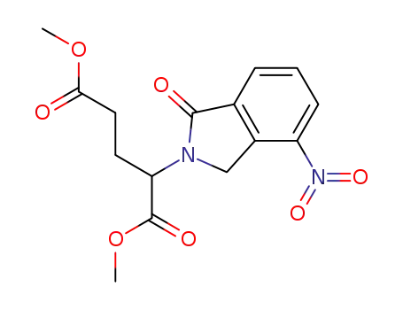 2-(4-nitro-1-oxo-1,3-dihydroisoindol-2-yl)glutaric acid dimethyl ester