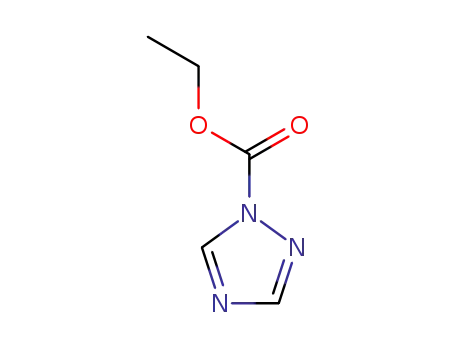 Molecular Structure of 40322-21-2 (1H-1,2,4-Triazole-1-carboxylicacid,ethylester(6CI,7CI,9CI))