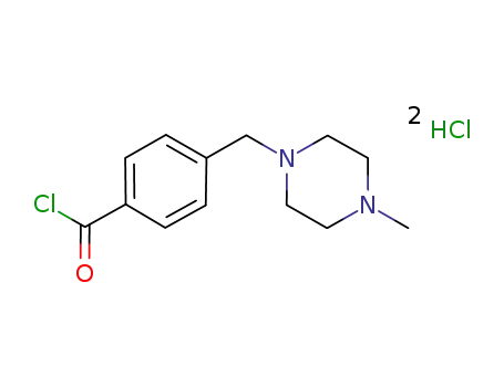 4-((4-methylpiperazin-1-yl)methyl)benzoyl chloride dihydrochloride