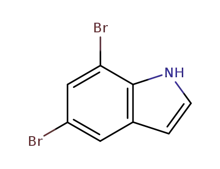 Molecular Structure of 36132-08-8 (5,7-DIBROMO INDOLE)