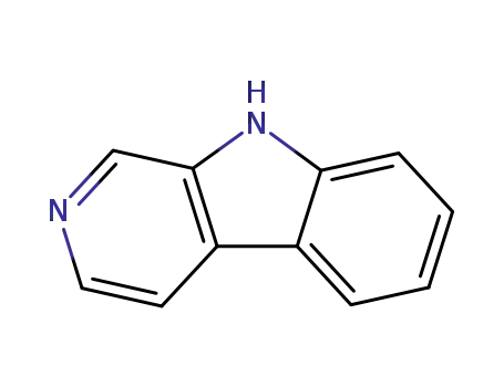Molecular Structure of 244-63-3 (9H-Pyrido[3,4-b]indole)