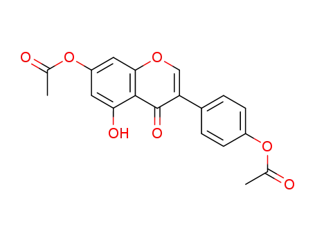 Molecular Structure of 65388-04-7 (4H-1-Benzopyran-4-one,
7-(acetyloxy)-3-[4-(acetyloxy)phenyl]-5-hydroxy-)