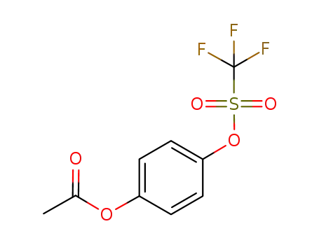 4-(((trifluoromethyl)sulfonyl)oxy)phenyl acetate
