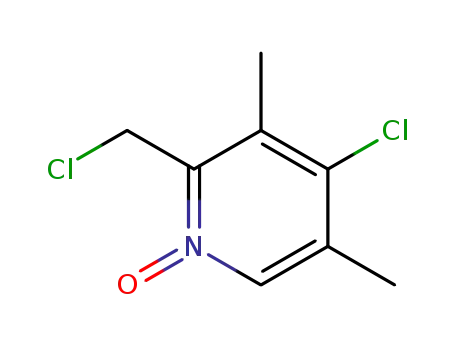 4-chloro-2-chloromethyl-3,5-dimethylpyridine N-oxide