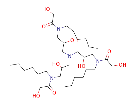 tris(4-aza-2,6-dihydroxy-4-hexyl-5-oxohexyl)amine