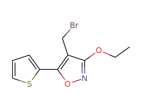 4-bromomethyl-3-ethoxy-5-(thien-2-yl)isoxazole