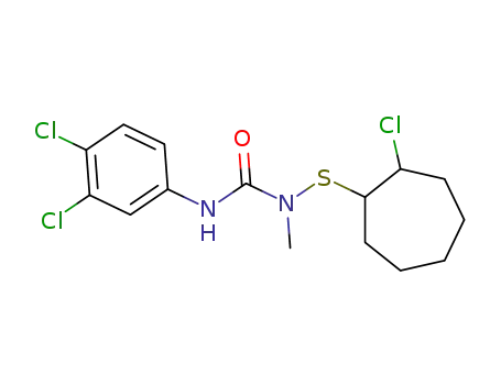 N-methyl-N-(2-chlorocycloheptylthio)-N'-(3,4-dichlorophenyl) urea