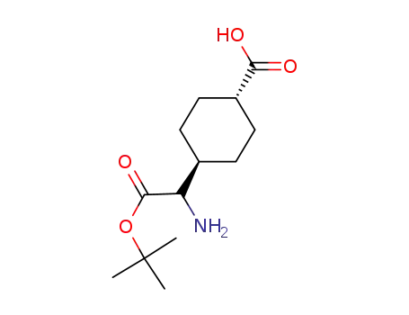 trans-4-(tert-butoxycarbonylamino-methyl)-cyclohexanecarboxylic acid