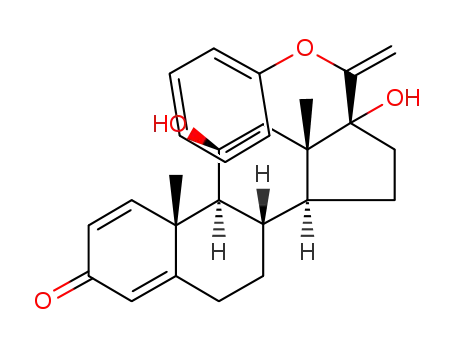 11β,17α-dihydroxy-20-phenoxypregna-1,4,20-trien-3-one