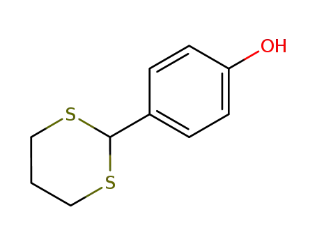 Molecular Structure of 57529-05-2 (4-(1,3-DITHIAN-2-YL)PHENOL)