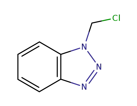 Molecular Structure of 54187-96-1 (1-(CHLOROMETHYL)-1H-BENZOTRIAZOLE)