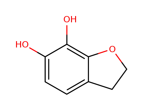 Molecular Structure of 42484-95-7 (6,7-Dihydroxy-2,3-dihydrobenzofuran)