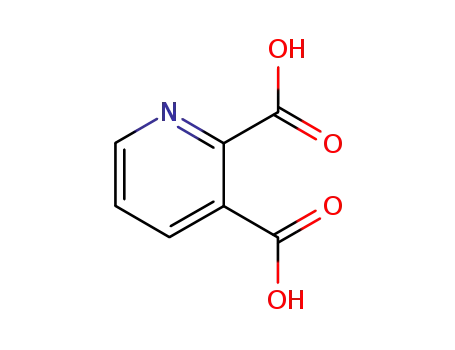 Molecular Structure of 89-00-9 (Quinolinic acid)
