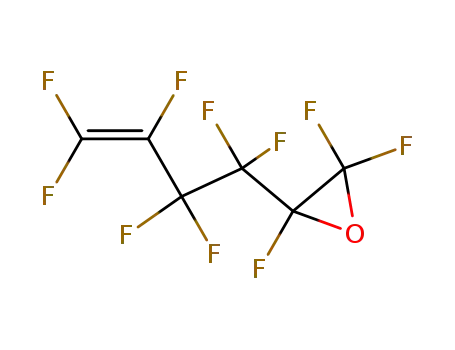 Molecular Structure of 15453-10-8 (trifluoro(1,1,2,2,3,4,4-heptafluorobut-3-enyl)oxirane)