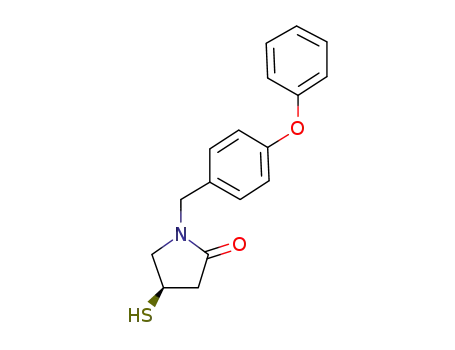 (R)-4-mercapto-1-(4-phenoxybenzyl)pyrrolidin-2-one