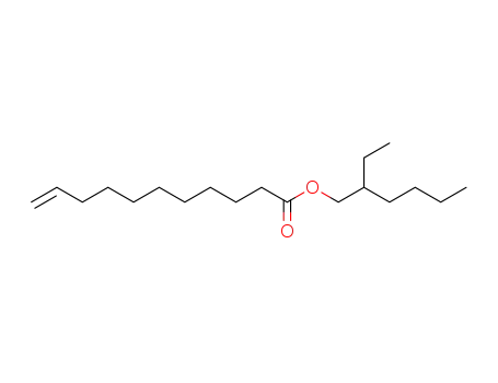 Molecular Structure of 110007-38-0 (10-Undecenoic acid, 2-ethylhexyl ester)