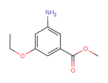 Molecular Structure of 706792-04-3 (Benzoic acid, 3-amino-5-ethoxy-, methyl ester (9CI))