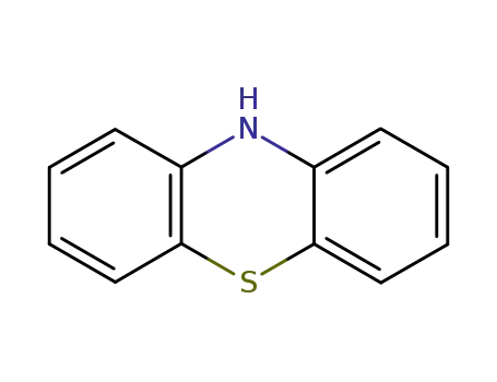 Molecular Structure of 92-84-2 (Phenothiazine)