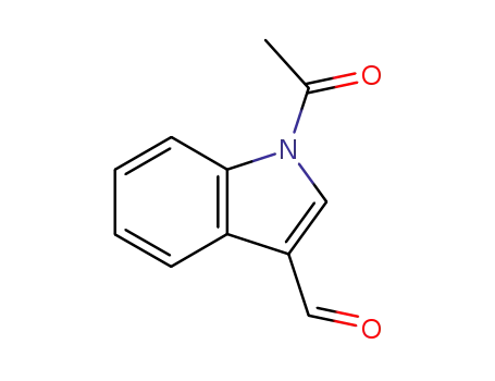 Molecular Structure of 22948-94-3 (N-ACETYLINDOLE-3-CARBOXALDEHYDE)