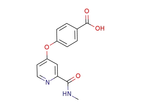 4-(2-methylcarbamoyl-pyridin-4-yloxy)-benzoic acid