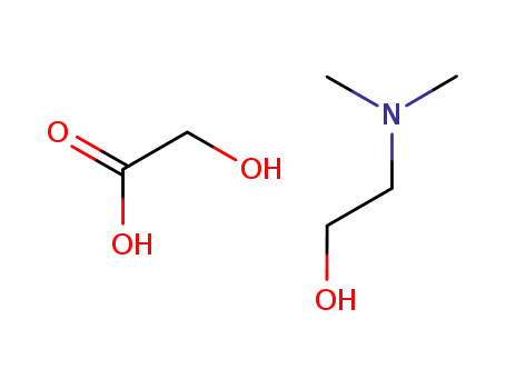 Molecular Structure of 176158-74-0 (N,N-DIMETHYL(2-HYDROXYETHYL)AMMONIUM 2-HYDROXYACETATE)
