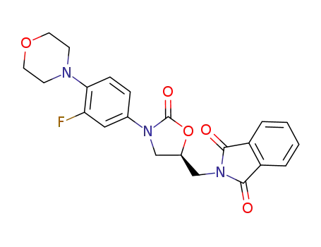 2-[[(5S)-3-(3-Fluoro-4-morpholino-phenyl)-2-oxo-oxazolidin-5-yl]methyl]isoindoline-1,3-dione