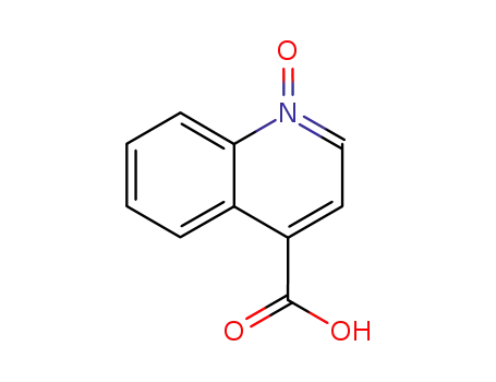 Molecular Structure of 40614-43-5 (4-Quinolinecarboxylic acid, 1-oxide)