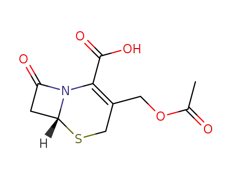 5-Thia-1-azabicyclo[4.2.0]oct-2-ene-2-carboxylicacid, 3-[(acetyloxy)methyl]-8-oxo-, (6R)-