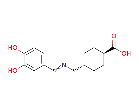 trans-4-[N-(3',4'-dihydroxybenzylidene)aminomethyl]cyclohexane-1-carboxylic acid