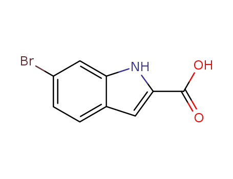Molecular Structure of 16732-65-3 (6-Bromoindole-2-carboxylic acid)
