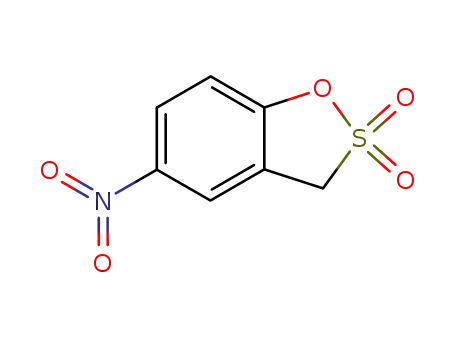 Molecular Structure of 14618-10-1 (5-nitro-3H-1,2-benzoxathiole 2,2-dioxide)