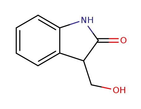 Molecular Structure of 2005-90-5 (2H-Indol-2-one, 1,3-dihydro-3-(hydroxymethyl)-)