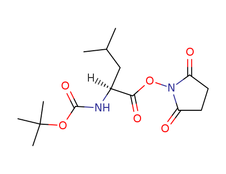 L-Leucine,N-[(1,1-dimethylethoxy)carbonyl]-, 2,5-dioxo-1-pyrrolidinyl ester(3392-09-4)