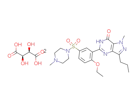 1-[[3-(4,7-dihydro-1-methyl-7-oxo-3-propyl-1H-pyrazolo[4,3-d]pyrimidin-5-yl)-4-ethoxyphenyl]sulphonyl]-4-methylpiperazine hemitartrate