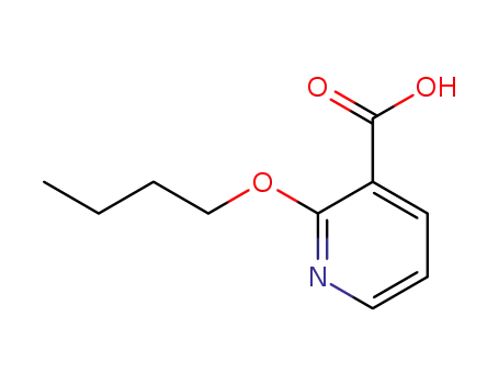 Molecular Structure of 28355-23-9 (2-n-butoxypyridine-3-carboxylic acid)