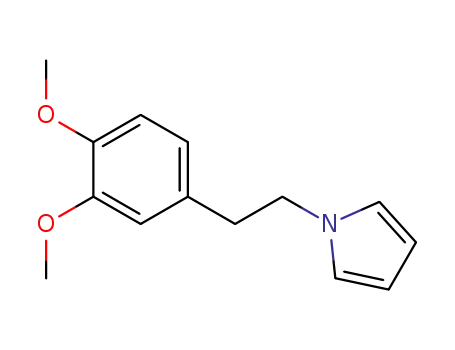 Molecular Structure of 56014-51-8 (1H-Pyrrole, 1-[2-(3,4-dimethoxyphenyl)ethyl]-)