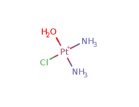 cis-diammineaquachloroplatinum(II)(1+)